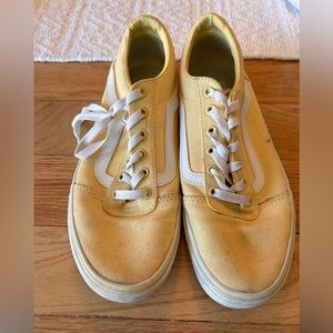 Women’s Vans Pale Yellow Sz 9.5